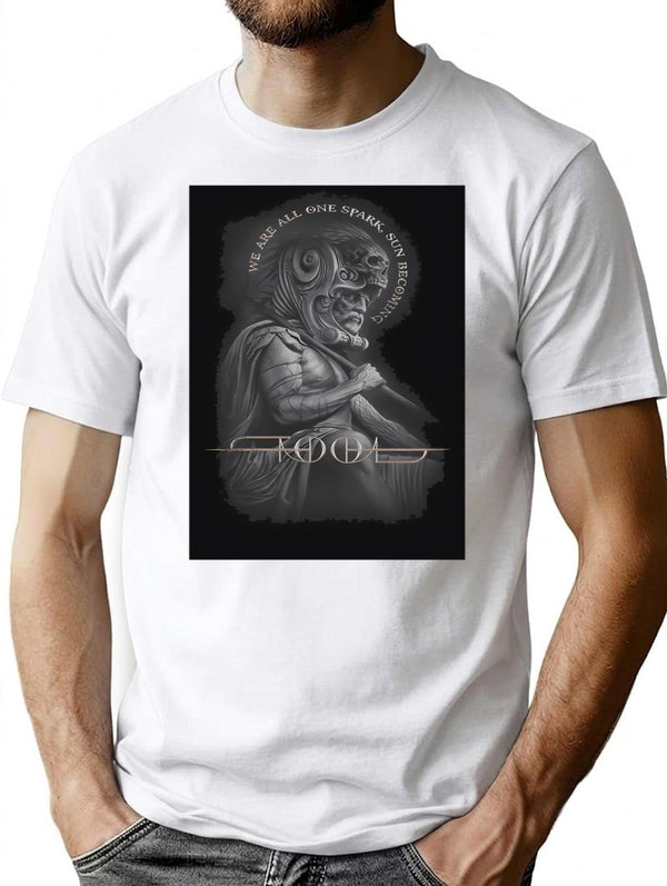 Aevumtoolband T-Shirt for Men & Women, T-Shirts Graphic Tee - White