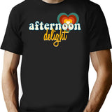 Afternoon Delight Time T-Shirt for Men & Women, T-Shirts Graphic Tee - Black