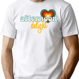 Afternoon Delight Time T-Shirt for Men & Women, T-Shirts Graphic Tee - White