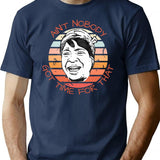 Ain'T Nobody Got Time For That Meme Retro Sunset In Black T-Shirt for Men & Women, T-Shirts Graphic Tee - Navy