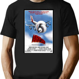 Airplane T-Shirt for Men & Women, T-Shirts Graphic Tee - Black