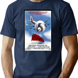 Airplane T-Shirt for Men & Women, T-Shirts Graphic Tee - Navy