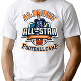 Al Bundy All-Star Football Camp T-Shirt for Men & Women, T-Shirts Graphic Tee - White