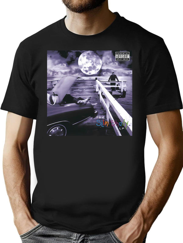 Album Cover T-Shirt for Men & Women, T-Shirts Graphic Tee - Black