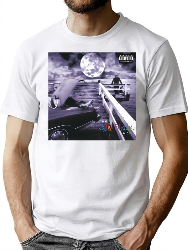 Album Cover T-Shirt for Men & Women, T-Shirts Graphic Tee - White