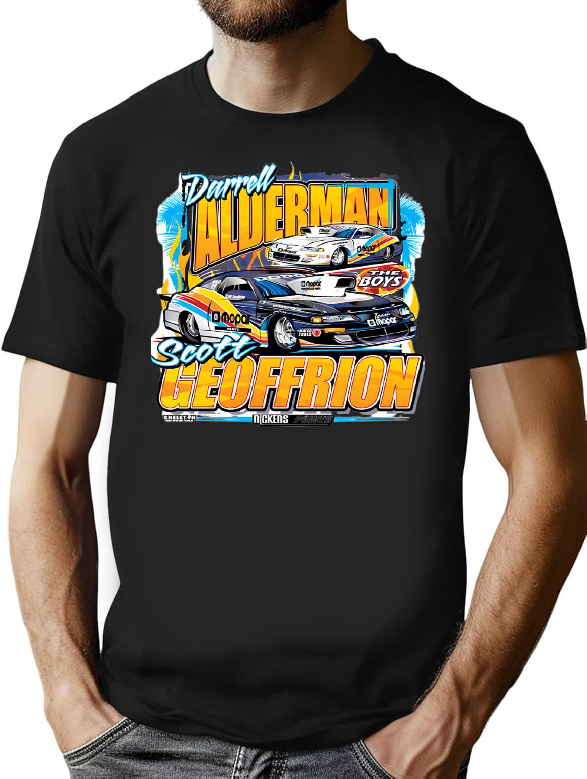 Alderman And Geoffrion. T-Shirt for Men & Women, T-Shirts Graphic Tee - Black