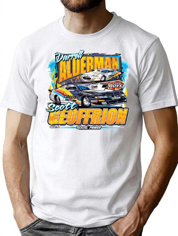 Alderman And Geoffrion. T-Shirt for Men & Women, T-Shirts Graphic Tee - White