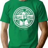 Alec O'Hall Irish Pub T-Shirt for Men & Women, T-Shirts Graphic Tee - Green