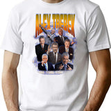Alex Trebek T-Shirt for Men & Women, T-Shirts Graphic Tee - White