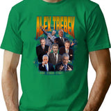 Alex Trebek T-Shirt for Men & Women, T-Shirts Graphic Tee - Green