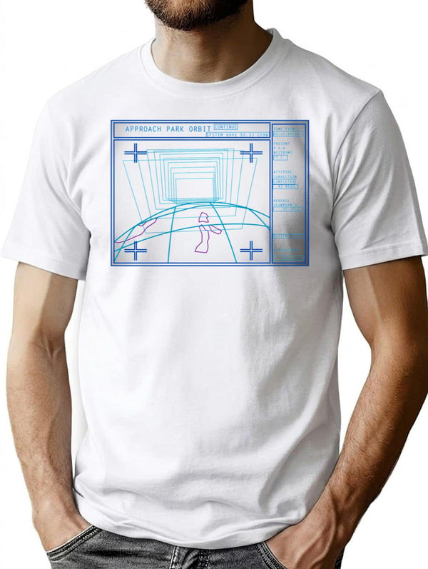 Alien (1979) Mother Muthur Descent Trajectory T-Shirt for Men & Women, T-Shirts Graphic Tee - White