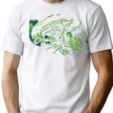 Alien T-Shirt for Men & Women, T-Shirts Graphic Tee - White