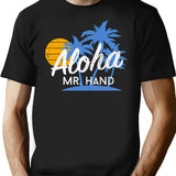 Aloha Mr. Hand T-Shirt for Men & Women, T-Shirts Graphic Tee - Black