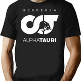 Alphatauri Logo Essential T-Shirt for Men & Women, T-Shirts Graphic Tee - Black