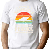 Always Be Yourself Unless You Can Be A Peacock Retro Vintage T-Shirt for Men & Women, T-Shirts Graphic Tee - White