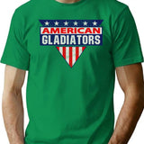 American Gladiators Worn T-Shirt for Men & Women, T-Shirts Graphic Tee - Green