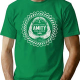 Amity Island Harbor Patrol (Universal Ucs Llc) Dks Worn T-Shirt for Men & Women, T-Shirts Graphic Tee - Green