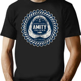 Amity Island Harbor Patrol (Universal Ucs Llc) Lts Worn T-Shirt for Men & Women, T-Shirts Graphic Tee - Black