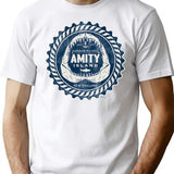 Amity Island Harbor Patrol (Universal Ucs Llc) Lts Worn T-Shirt for Men & Women, T-Shirts Graphic Tee - White