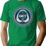 Amity Island Harbor Patrol (Universal Ucs Llc) Lts Worn T-Shirt for Men & Women, T-Shirts Graphic Tee - Green