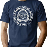 Amity Island Harbor Patrol (Universal Ucs Llc) T-Shirt for Men & Women, T-Shirts Graphic Tee - Navy