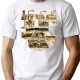 Amnesia A Machine For Pigs Full Map T-Shirt for Men & Women, T-Shirts Graphic Tee - White