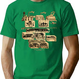 Amnesia A Machine For Pigs Full Map T-Shirt for Men & Women, T-Shirts Graphic Tee - Green