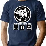 And One Band (Trilogy) Classic T-Shirt for Men & Women, T-Shirts Graphic Tee - Navy
