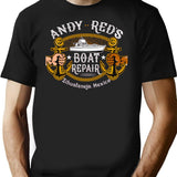 Andy And Red'S Boat Repair Zihuatanejo Mexico Dks T-Shirt for Men & Women, T-Shirts Graphic Tee - Black