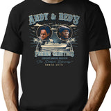 Andy Red'S Fishing Charters Worn T-Shirt for Men & Women, T-Shirts Graphic Tee - Black