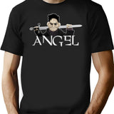 Angel - Smile Time Puppet T-Shirt for Men & Women, T-Shirts Graphic Tee - Black