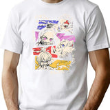 Anime Design T-Shirt for Men & Women, T-Shirts Graphic Tee - White