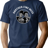 Another Fine Mess T-Shirt for Men & Women, T-Shirts Graphic Tee - Navy