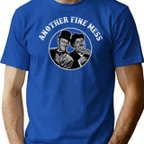 Another Fine Mess T-Shirt for Men & Women, T-Shirts Graphic Tee - Blue