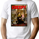 Another Great Vintage Creepy Magazine Cover T-Shirt for Men & Women, T-Shirts Graphic Tee - White