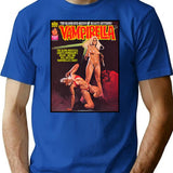 Another Great Vintage Vampirella Magazine Cover 58 T-Shirt for Men & Women, T-Shirts Graphic Tee - Blue