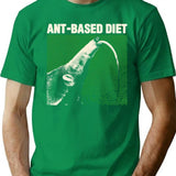 Ant-Based Diet Anteater T-Shirt for Men & Women, T-Shirts Graphic Tee - Green