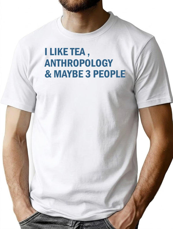 Anthropolgy T-Shirt for Men & Women, T-Shirts Graphic Tee - White