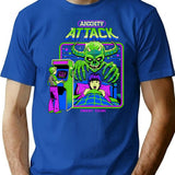 Anxiety Attack T-Shirt for Men & Women, T-Shirts Graphic Tee - Blue