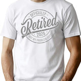 Anymore Vintage Retirement Retired 2025 Retirement Men Women T-Shirt for Men & Women, T-Shirts Graphic Tee - White