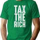 Aoc Tax The Rich Retro Vintage Anti (1) T-Shirt for Men & Women, T-Shirts Graphic Tee - Green