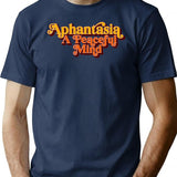 Aphantasia - A Peaceful Mind Retro Vintage Aphantasia T-Shirt for Men & Women, T-Shirts Graphic Tee - Navy