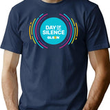 April 23Rd National Day Of Silence Graphic Glsen T-Shirt for Men & Women, T-Shirts Graphic Tee - Navy