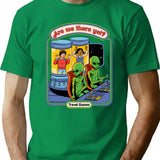 Are We There Yet T-Shirt for Men & Women, T-Shirts Graphic Tee - Green