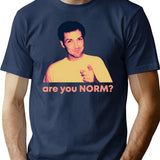 Are You Norm T-Shirt for Men & Women, T-Shirts Graphic Tee - Navy