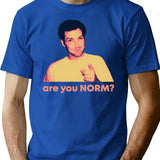 Are You Norm T-Shirt for Men & Women, T-Shirts Graphic Tee - Blue