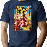 Army Of Darkness Evil Dead Japanese Movie Poster T-Shirt for Men & Women, T-Shirts Graphic Tee - Navy