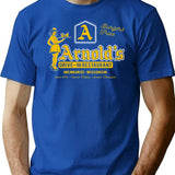 Arnold'S Drive In Restaurant Happy Days T-Shirt for Men & Women, T-Shirts Graphic Tee - Blue
