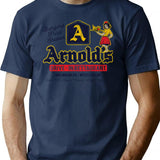 Arnold'S Drive In Restaurant Ii Happy Days Lts Worn T-Shirt for Men & Women, T-Shirts Graphic Tee - Navy