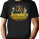 Arnold'S Drive In Restaurant With Owners T-Shirt for Men & Women, T-Shirts Graphic Tee - Black